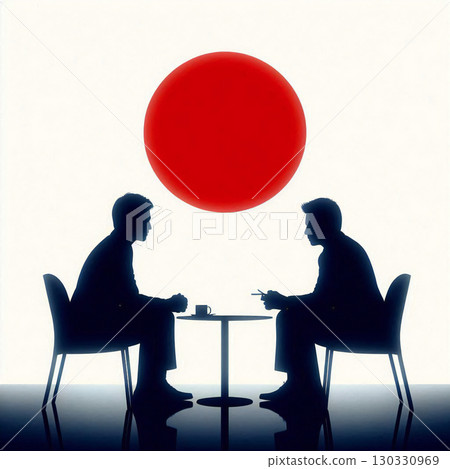 silhouette, silhouetted, japan 130330969