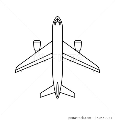 Airplane icon. Air travel and tourism item. 130330975