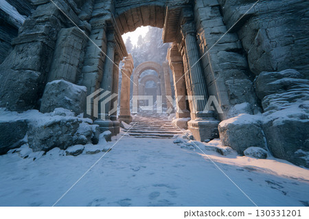 白雪覆蓋的古代遺址和被遺忘的文明 白雪覆蓋的古代遺址和被遺忘的文明 130331201