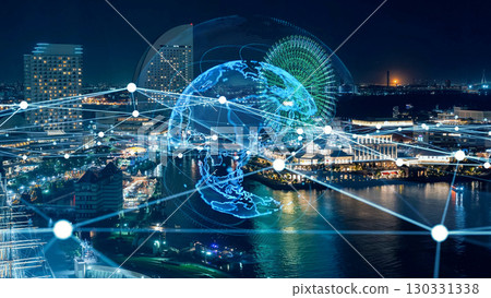 城市交通通訊網路概念 130331338