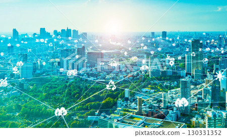 Green city and environmental technology concept 130331352