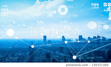 Modern society and business data concept Modern society and business data concept 130331369