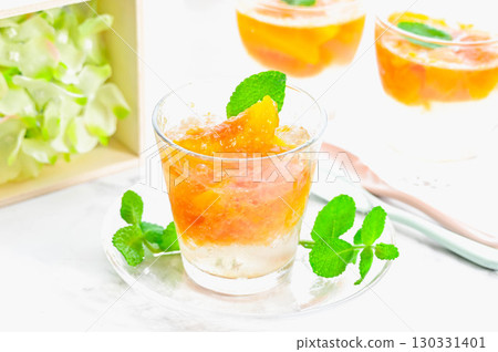 Peach carbonated jelly Peach carbonated jelly 130331401