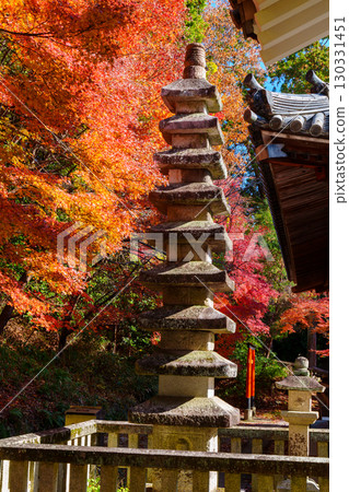 被秋葉包圍的寶勝寺 130331451