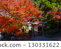 Hoshoji Temple surrounded by autumn leaves 130331622
