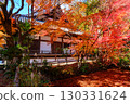 Hoshoji Temple surrounded by autumn leaves 130331624