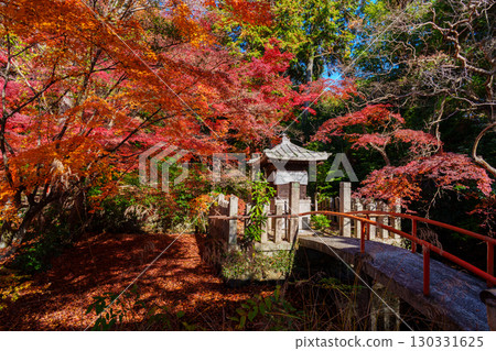 被秋葉包圍的寶勝寺 130331625