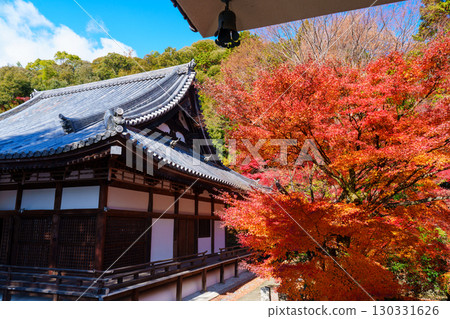 被秋葉包圍的寶勝寺 130331626