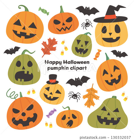 halloween, jack-o'-lantern, pumpkin 130332037