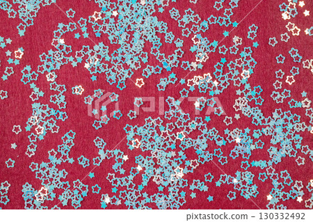 Blue star-shaped sequins Blue star-shaped sequins 130332492