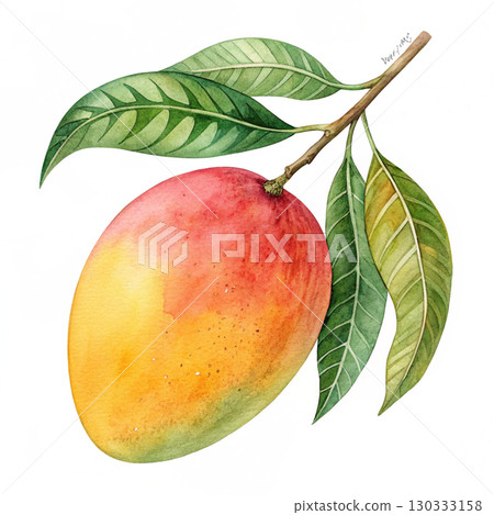 Element India Minimal Clipart Watercolor 130333158