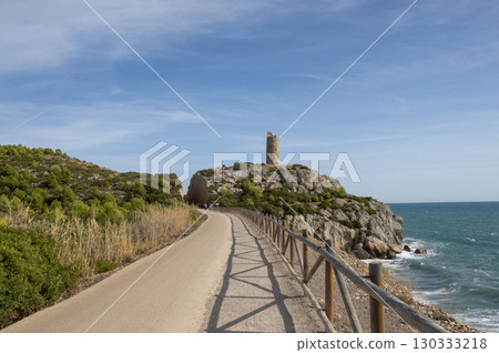 seascape of the mediterranean coast 130333218