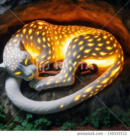 Mysterious White Panther 130333512