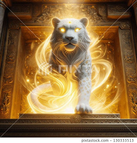 Mysterious White Panther 130333513