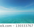 Soothing sea and blue sky 130333767