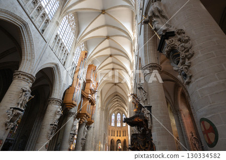 Saint-Michel Cathedral, Brussels, Belgium Saint-Michel Cathedral, Brussels, Belgium 130334582