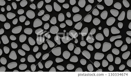 透過陰影和複雜的單調紋理創造逼真的三維效果 透過陰影和複雜的單調紋理創造逼真的三維效果 130334674