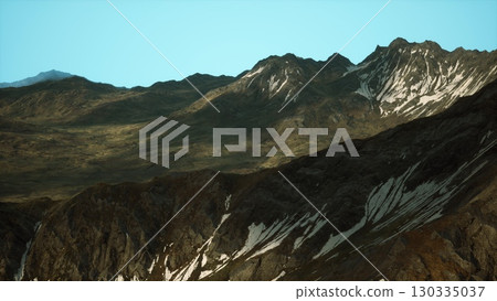 A Majestic Snow-Capped Mountain Range A Majestic Snow-Capped Mountain Range 130335037