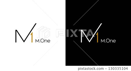 M1 logo design is unique and modern 130335104