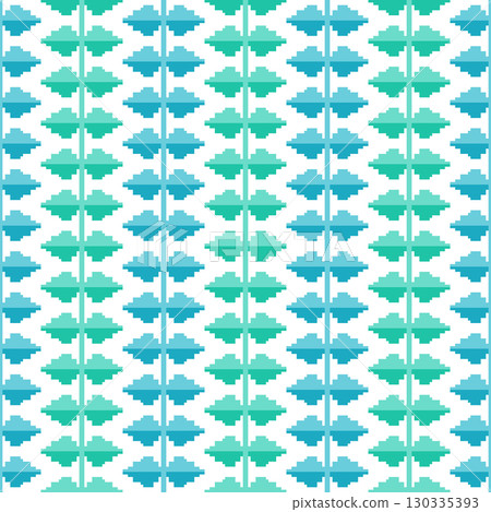 Light blue leaf pixel art 130335393