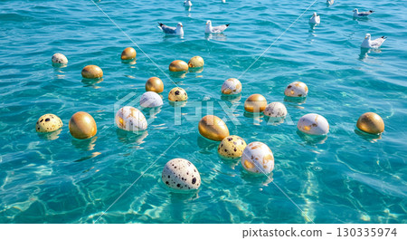 sea lion in the pool 130335974