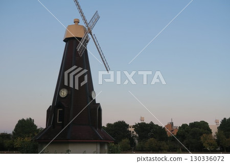 Scenery with windmill Scenery with windmill 130336072