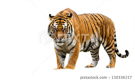 tiger isolated on white background - Stock Illustration [130336157] - PIXTA