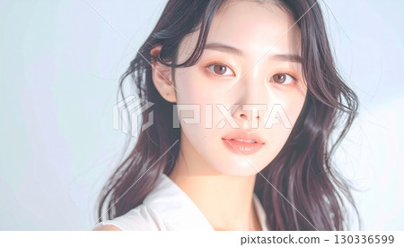 Glamorous portrait of a woman turning around 130336599