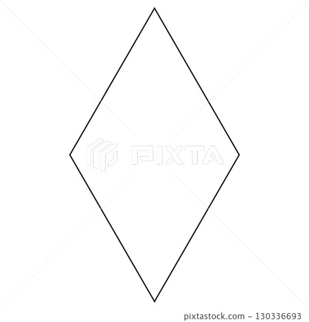 鑽石插圖,黑白線,細,簡單,垂直,向量png透明 130336693