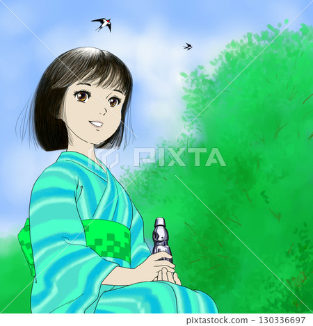 眼中的綠葉，微風的清香，清爽的拉姆尼 130336697