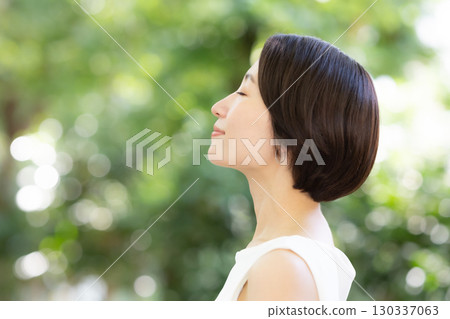 Women, Fresh green, Green, Skin care 130337063