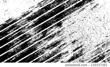 Black and white grunge brush background with splash design 130337361