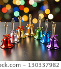 Christmas hand bell 130337982