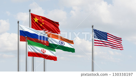 China Russia India Iran Versus The USA 130338197