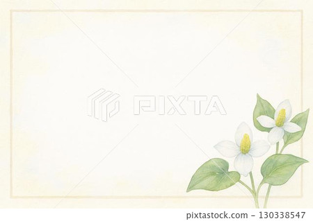 Frame material: Houttuynia cordata flower 130338547
