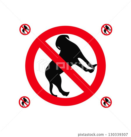 No Pets Allowed Sign 130339307