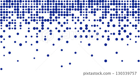 Exploding square dot elements dispersing from the grid background forming a visual of disintegration digital fade and abstract noise suitable for vector technology concept 130339757