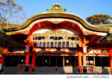 Kyoto Prefecture, Fushimi Inari Taisha Shrine, Inner Hall, Fukakusa Yabunouchicho, Fushimi Ward, Kyoto City, February 2022 Kyoto Prefecture, Fushimi Inari Taisha Shrine, Inner Hall, Fukakusa Yabunouchicho, Fushimi Ward, Kyoto City, February 2022 130339881