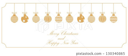 Christmas card in minimalism style. Geometric linear pattern with Christmas and Happy New Year. Christmas abstraction for greetings, invitations, banners, backgrounds. Christmas card in minimalism style. Geometric linear pattern with Christmas and Happy New Year. Christmas abstraction for greetings, invitations, banners, backgrounds. 130340865