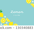 Lemon frame 130340883