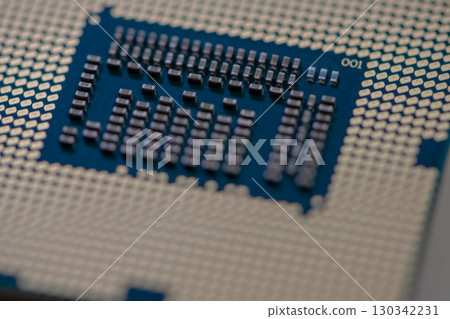 Close-up of a CPU 130342231