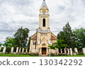 A view of a church 130342292