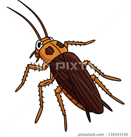 Insect Cockroach Animal Cartoon Colored Clipart Insect Cockroach Animal Cartoon Colored Clipart 130343330