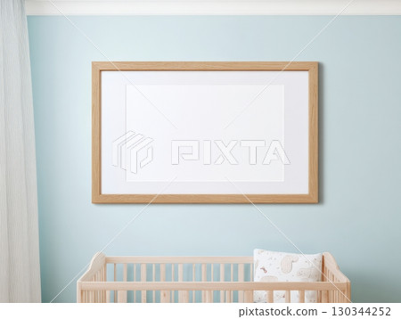 interior mockup of a child's bedroom 130344252