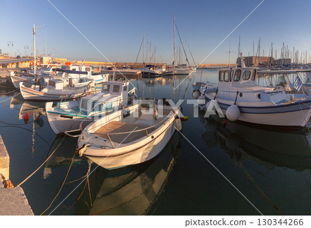 Heraklion Venetian Harbor in Heraklion Greece 130344266