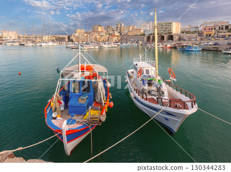 Heraklion Venetian Harbor in Heraklion Greece 130344283