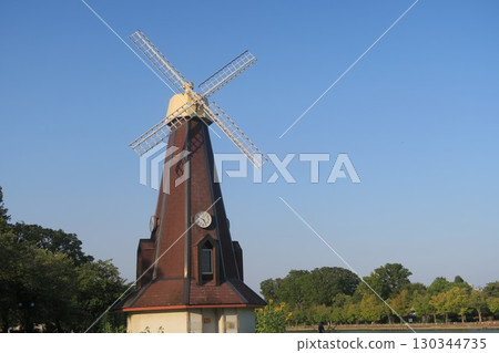 Scenery with windmill Scenery with windmill 130344735