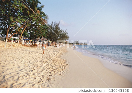 Boats turquoise bay. High quality photo 130345568