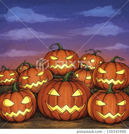 Halloween pumpkins 130345998