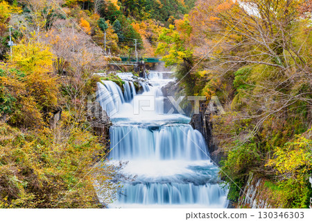 Tahara Falls in autumn, Yamanashi 130346303